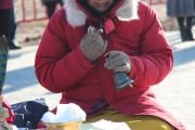 В Яшкульском районе Калмыкии освятили статую бодхисатвы Кшитигарбхи