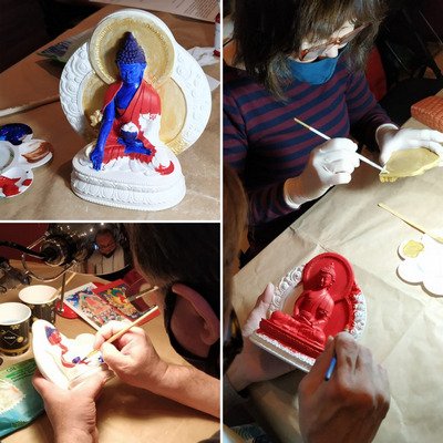 Открыта регистрация на практические занятия по окрашиванию Ца-Ца с приглашенным художником-реставратором Института восточных рукописей РАН (СПб)