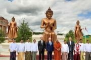 Фоторепортаж. Открытие буддийской пагоды Швезигон в Калужской области
