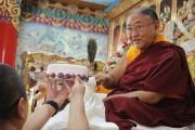 Фоторепортаж. Церемония празднования дня рождения и подношение пуджи долгой жизни Его Святейшеству Сакья Гонгме Тричену Ринпоче в Сакья-центре