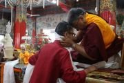 Фоторепортаж. Церемония празднования дня рождения и подношение пуджи долгой жизни Его Святейшеству Сакья Гонгме Тричену Ринпоче в Сакья-центре