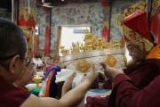 Фоторепортаж. Церемония празднования дня рождения и подношение пуджи долгой жизни Его Святейшеству Сакья Гонгме Тричену Ринпоче в Сакья-центре