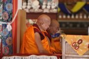 Чадо Тулку Ринпоче и  лама Сопа Ринпоче в монастыре Таши Лхунпо
