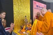 Линг Ринпоче принял участие в праздничном мероприятии по случаю десятилетия Международной буддийской конфедерации
