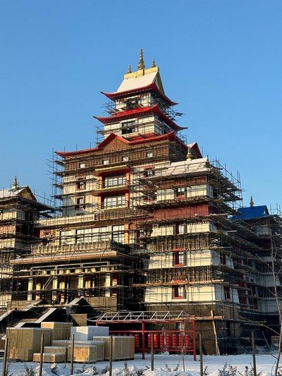 В новом монастыре Тувы ждут встречи с Далай-ламой через год