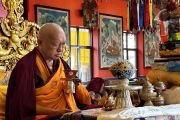 Гаден Три Ринпоче принимает участие в праздничных мероприятиях в монастыре Копан