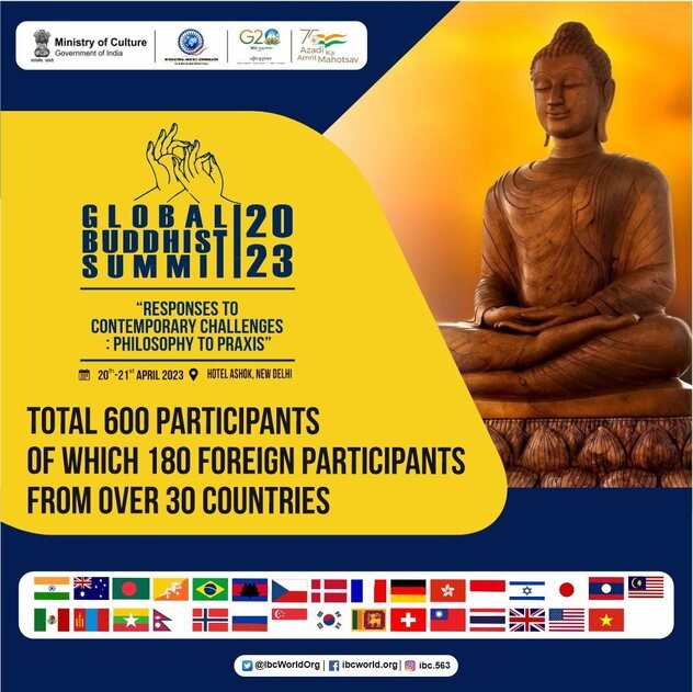 Фоторепортаж. Первый глобальный буддийский саммит в Нью-Дели Фоторепортаж. Первый глобальный буддийский саммит в Нью-Дели