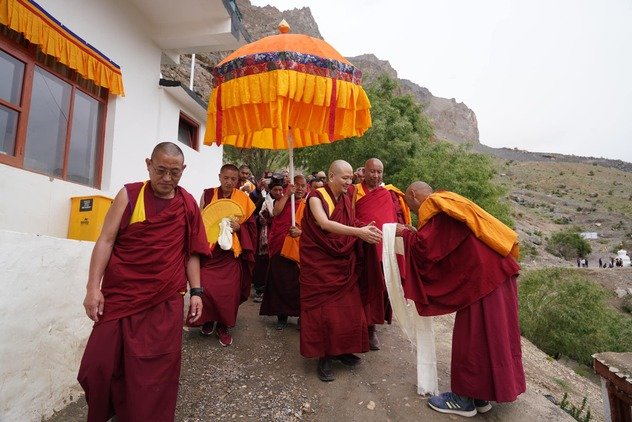 Фоторепортаж. Кунделинг Ринпоче посетил монастыри Ладака