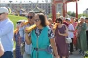 Фоторепортаж. В Калмыкии отметили день первого поворота колеса Дхармы