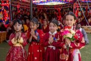 Прощальный обед в честь Далай-ламы в Аби-Спанге в монастыре Спитук
