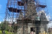 Строительство Ступы тысячи будд в женском монастыре Качо Гакьил Линг, Непал, 2023г. Фото: монастырь Копан.