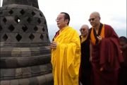 Фоторепортаж. Тай Ситу Ринпоче посетил храмовый комплекс Боробудур в Индонезии