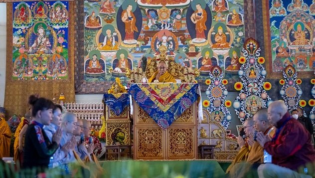 Далай-лама даровал в Бодхгае дженанг Манджушри