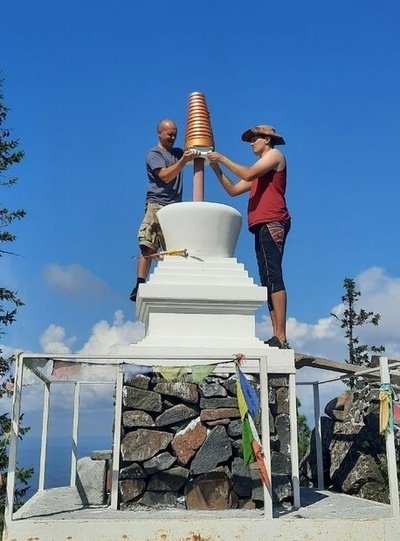 Ступа на горе Качканар дополнилась новыми элементами
