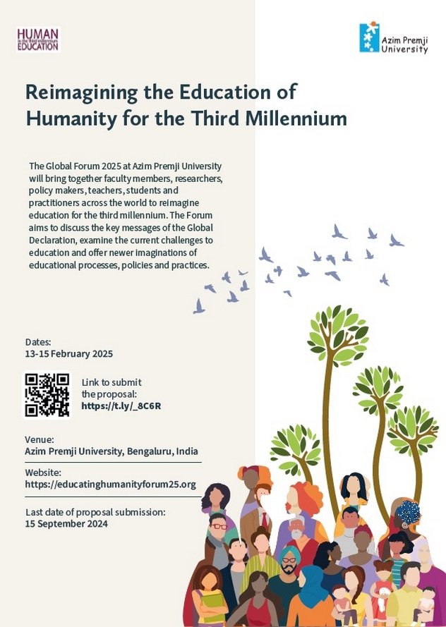 В Индии состоится Глобальный форум «Переосмысление образования человечества для третьего тысячелетия»