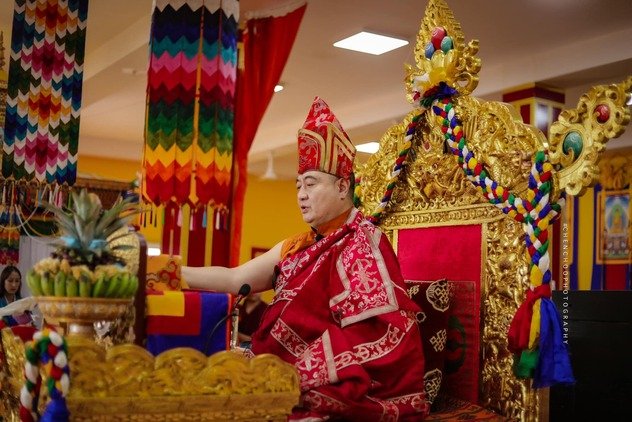 Фоторепортаж. Шечен Рабджам Ринпоче дарует посвящения собрания Ринчен Тердзо