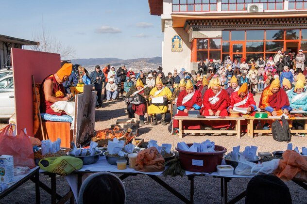 Озер Ринпоче провел в Улан-Удэ огненную пуджу по завершении большого ретрита по практике Чод