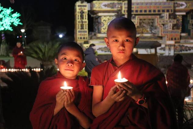 Фоторепортаж о праздновании Ганден Нгамчо в некоторых монастырях Индии и Непала