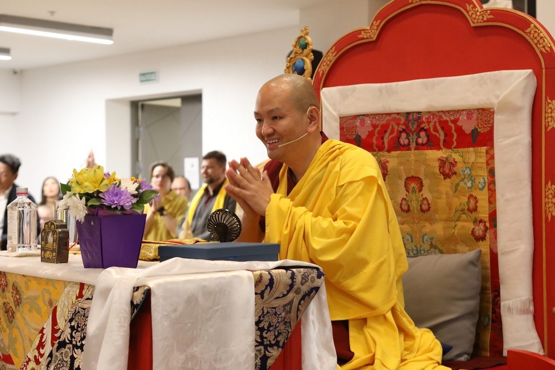 Фото. Заключительный день учений Кунделинга Ринпоче в Москве