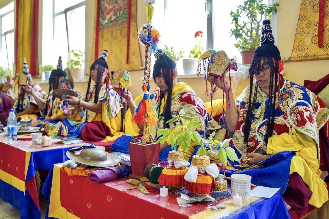 Фото. Монахи Гьюдмеда провели ритуал Дагжук Ямантаки в Улан-Удэ