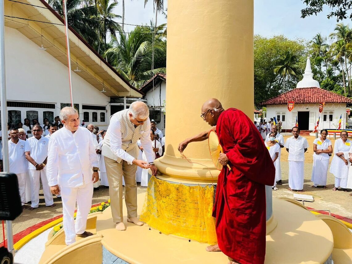 Торжественное открытие копии мемориальной колонны императора Ашоки состоялось в Шри-Ланке