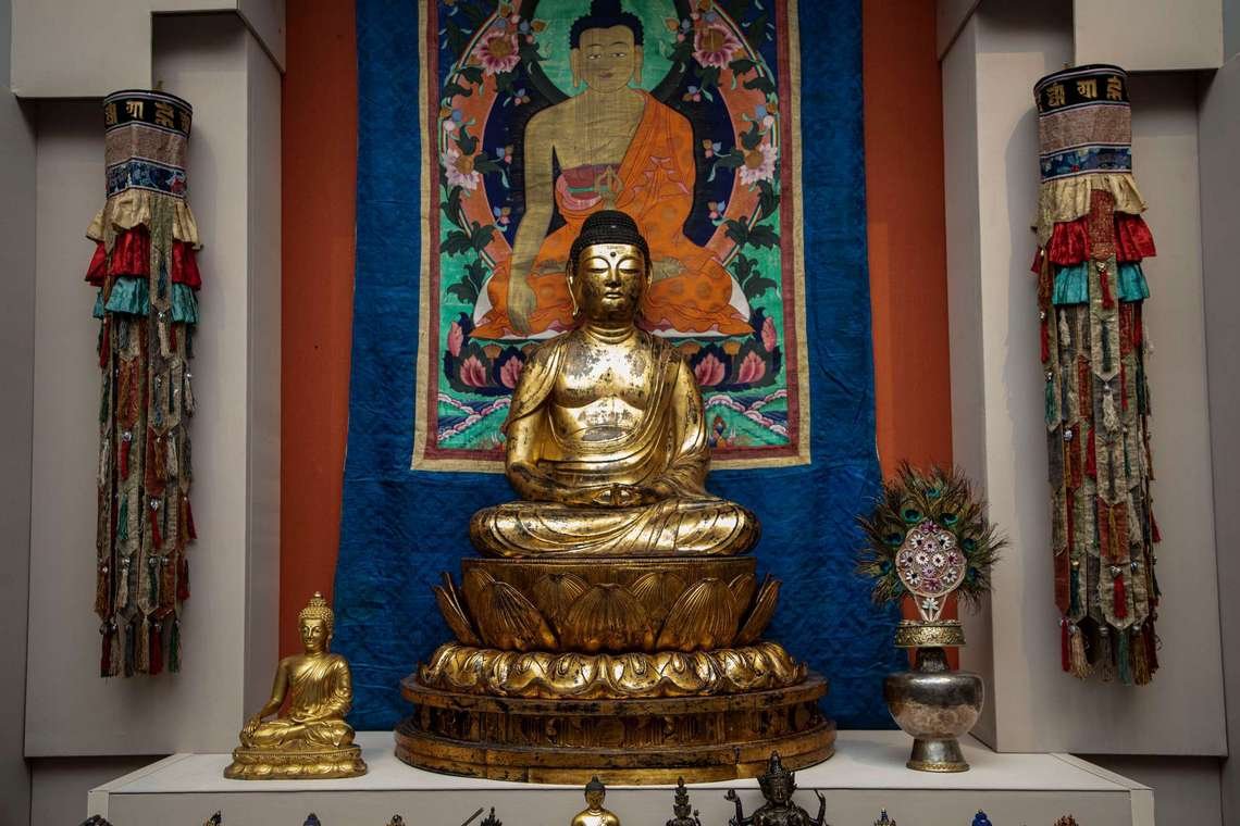 В Российском этнографическом музее открылась выставка к 110-летию Дацана Гунзэчойнэй