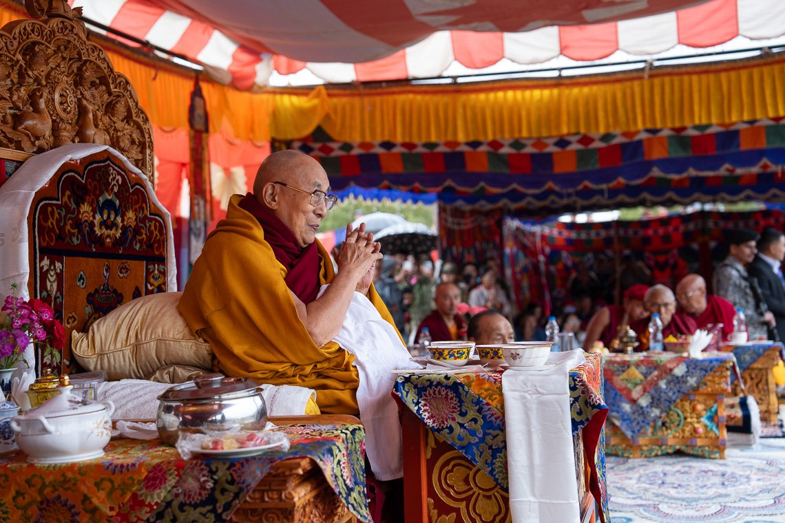 В Спитуке состоялся торжественный обед в честь Далай-ламы