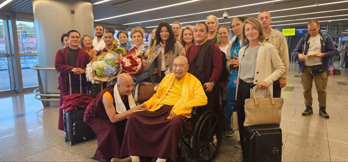 Кьябдже Намка Дриме Рабджам Ринпоче прибыл в Москву