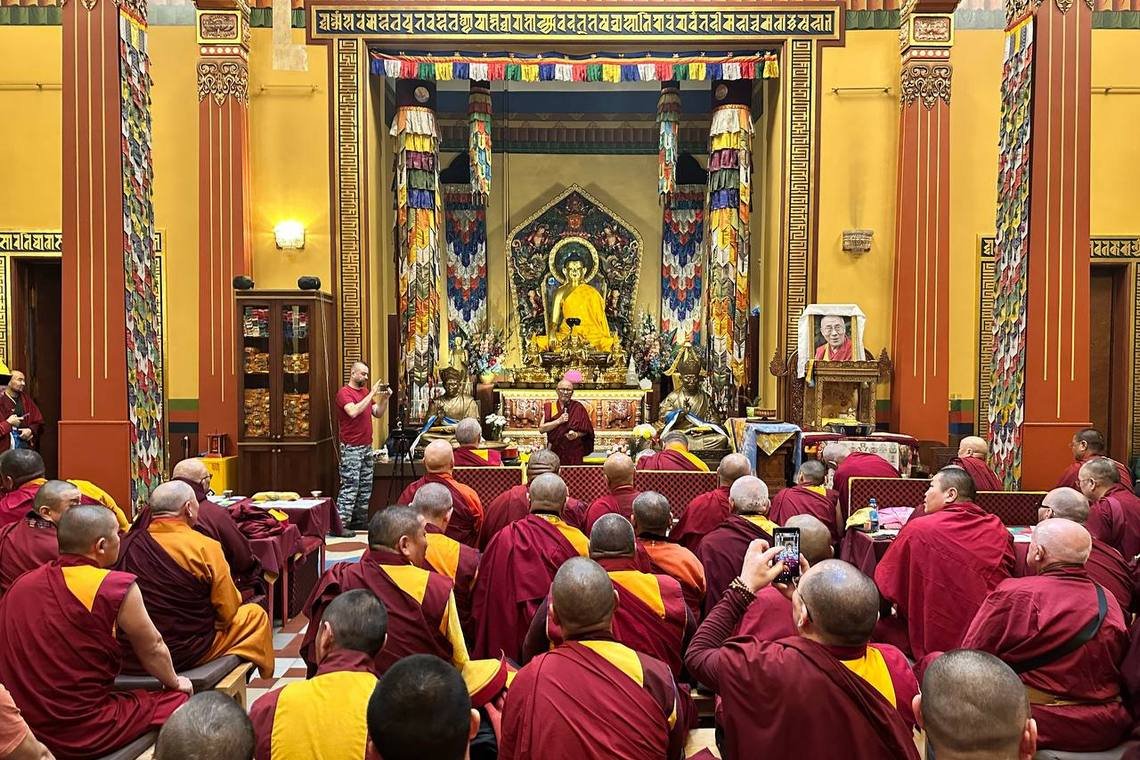 В Петербургском дацане провели торжественную церемонию рабне