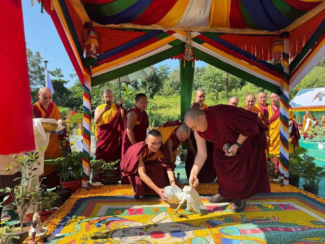 В Бутане освятили место строительства Кангьюр-лабиринта и Международной буддийской академии в Городе осознанности