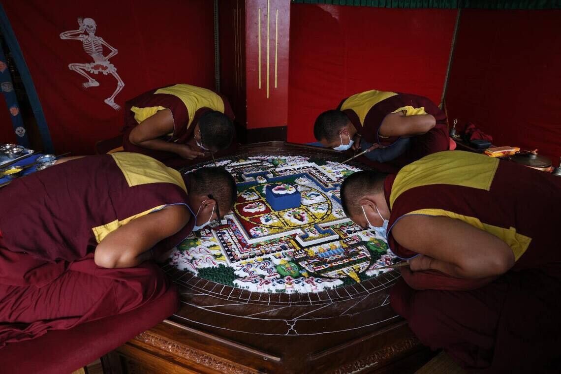 Фото. Монастырь Копан: ритуалы и практики в день Ламы Цонкапы