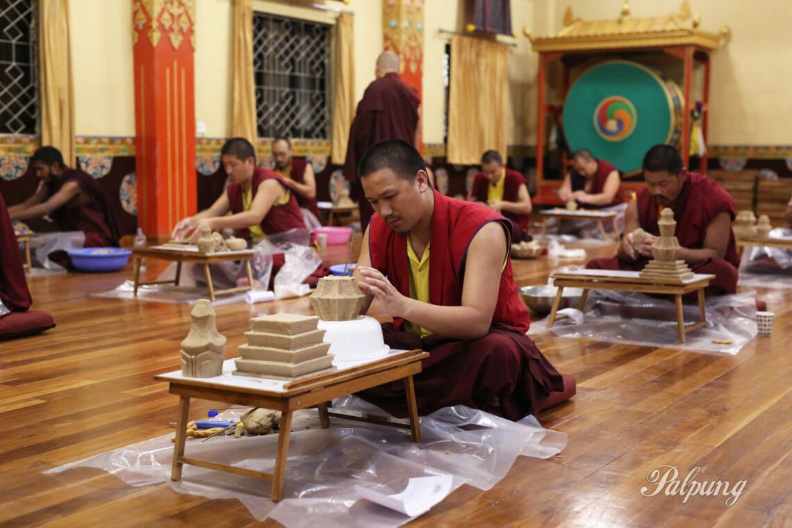 Фото. В тантрическом колледже монастыря Палпунг прошли ежегодные экзамены