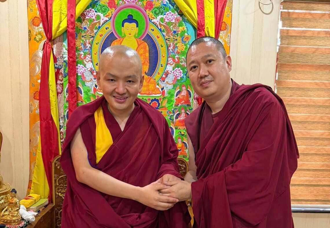 В Индии состоялась встреча Камбы-ламы Тувы с Кунделингом Ринпоче