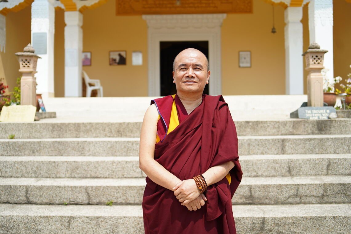 Видео. Геше Дордже Дамдул. Ретрит в Бодхгае – 2024. Сессия 15