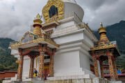 Ступа в монастыре Катог Йосел Самтенлиг. Бутан. Фото: фонд «Наланда»