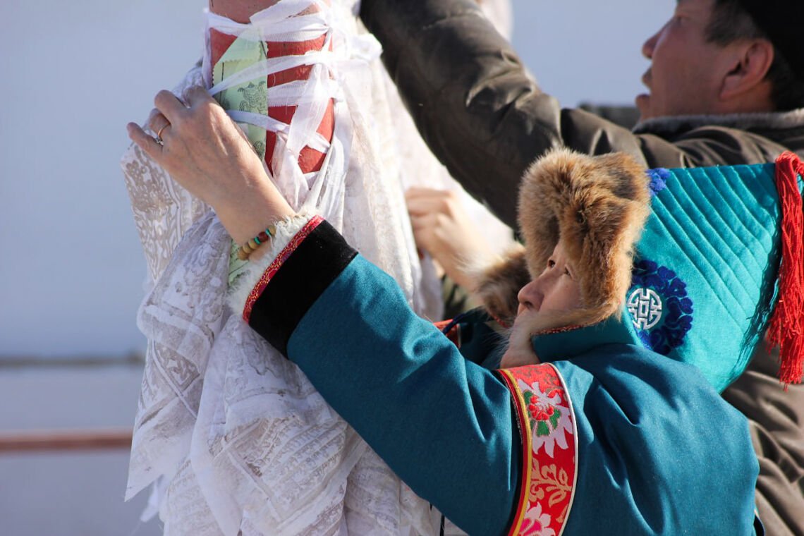 В Агинском Бурятском округе провели ритуал призывания «воздушных коней удачи»