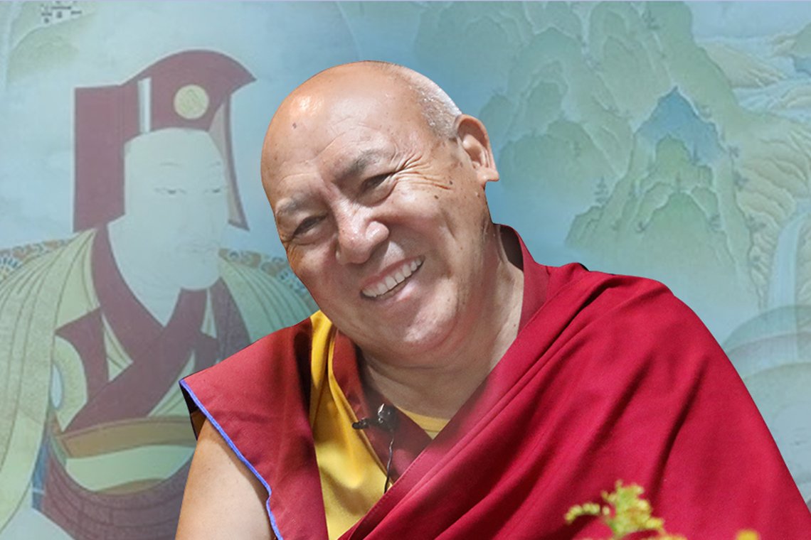 Видео. Геше Лхакдор.  «Драгоценная гирлянда высшего пути. Устные наставления владыки Гампопы». День 10