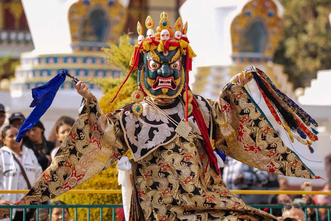 Фото. Завершился ежегодный друбчен Ямантаки в монастыре Шечен: очищение перед Новым годом