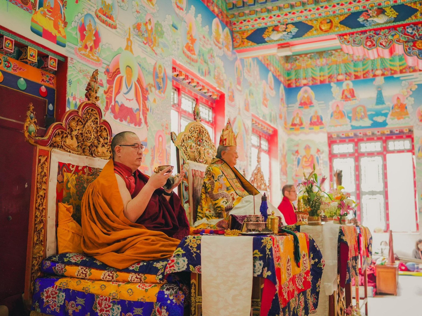 В монастыре Шечен начался ежегодный великий молебен Ваджрасаттвы