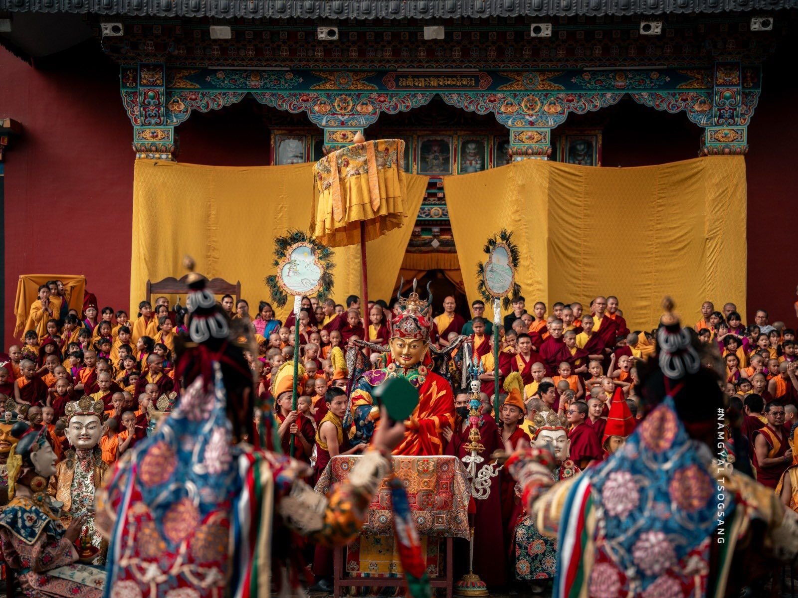 Фото. Мистерия Цечу в монастыре Шечен