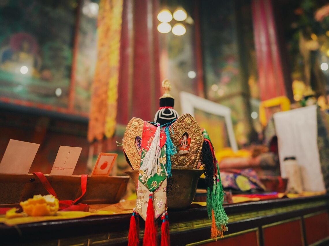 Фото. Заключительные кадры друпчена Ваджрасаттвы в монастыре Шечен